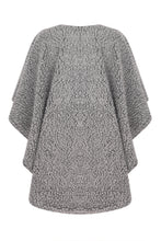 Load image into Gallery viewer, Cosmonaut Double Sided Faux Fur Poncho