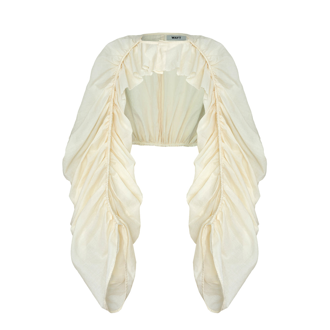 Cabriole Corded Sculptural Bolero