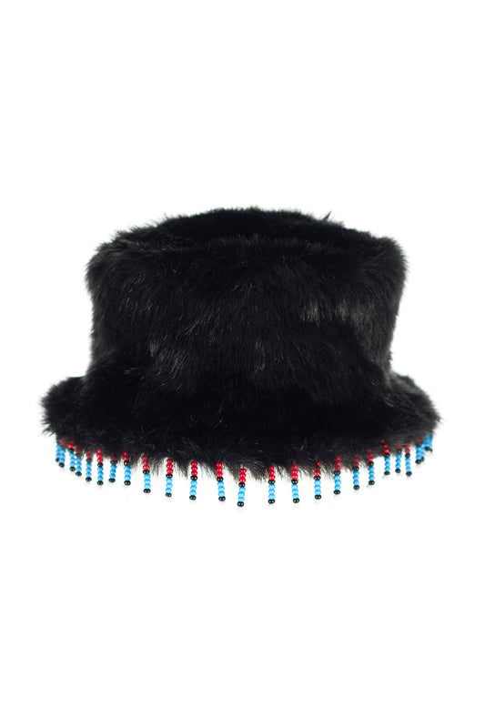 Dallas Hat Black & Beaded