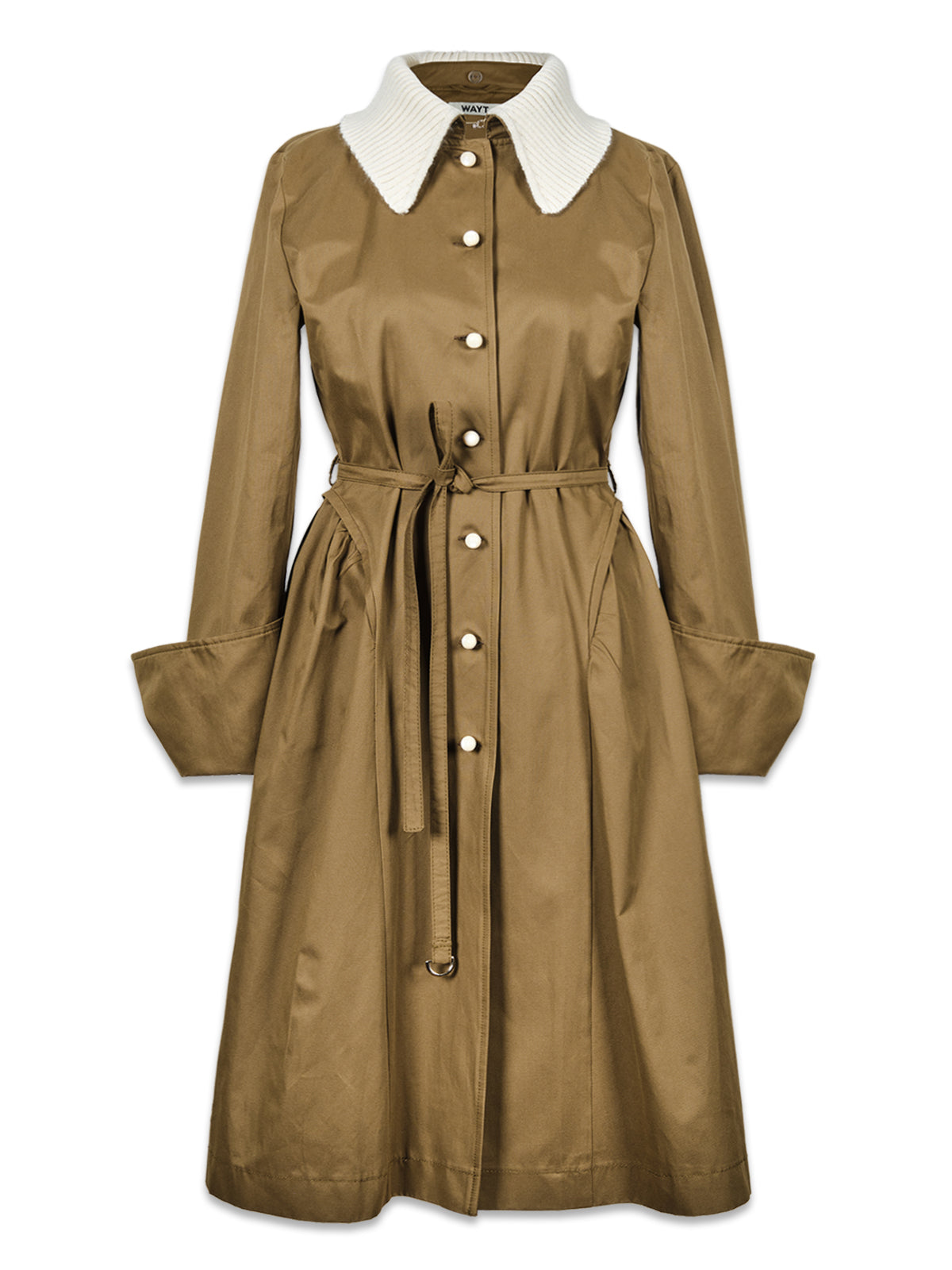 Grotesque Dreams Khaki Trench Coat