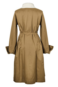 Grotesk Dreams Khaki Trench Coat