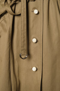 Grotesk Dreams Khaki Trench Coat