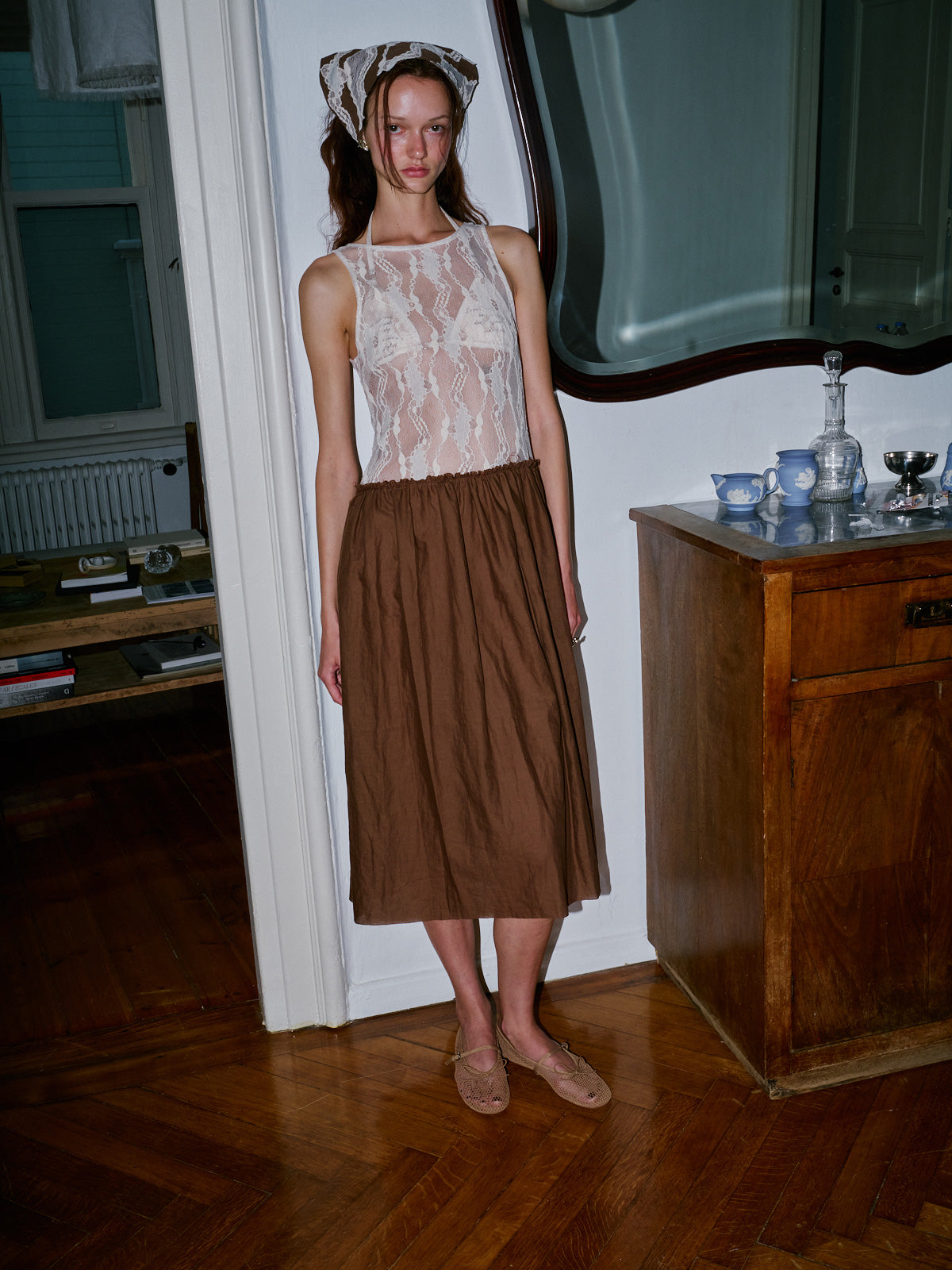 WAYT Principal Dancer elbisesiyle tamamlanmış stil görünümü – romantik ve zarif bir yaz kombini