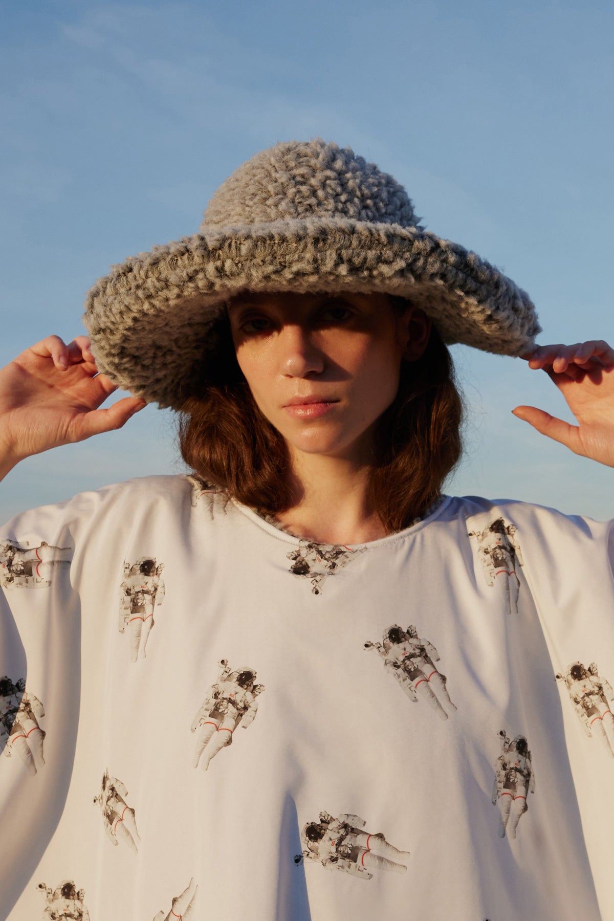 Cosmonaut Faux Fur Hat