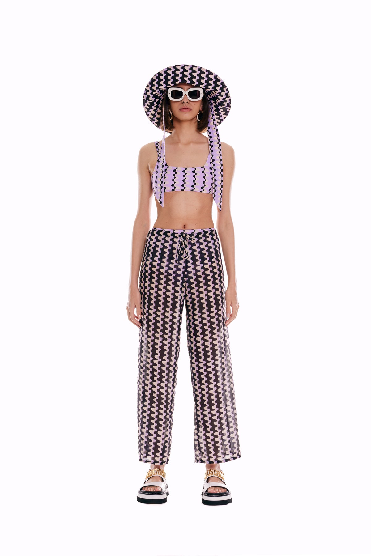 Sonic Adventure Sound Waves Print Beach Pant