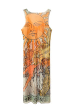 Load image into Gallery viewer, Tarot Print Mesh Dress
