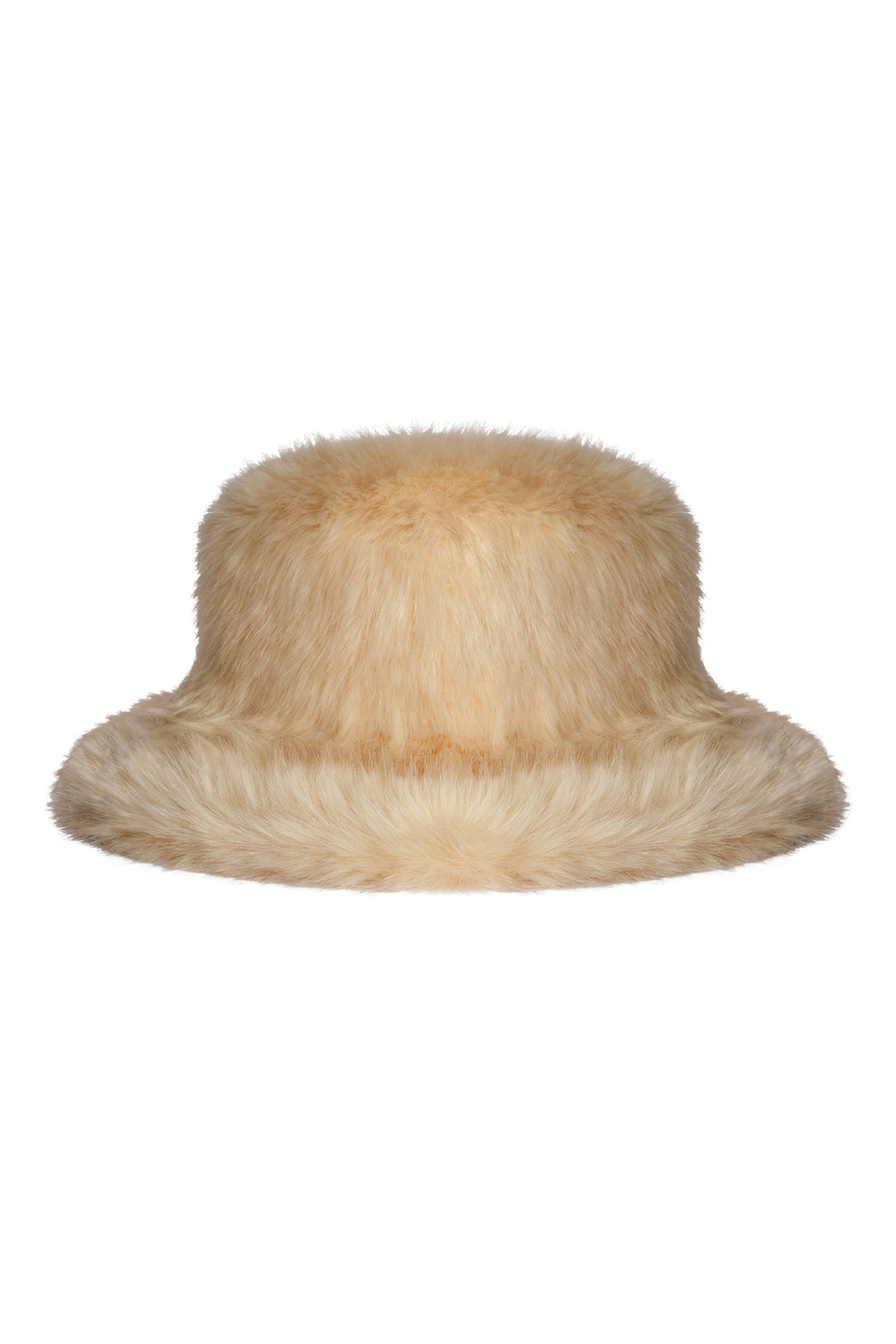 Polunin Buttery Beige Faux Fur Hat