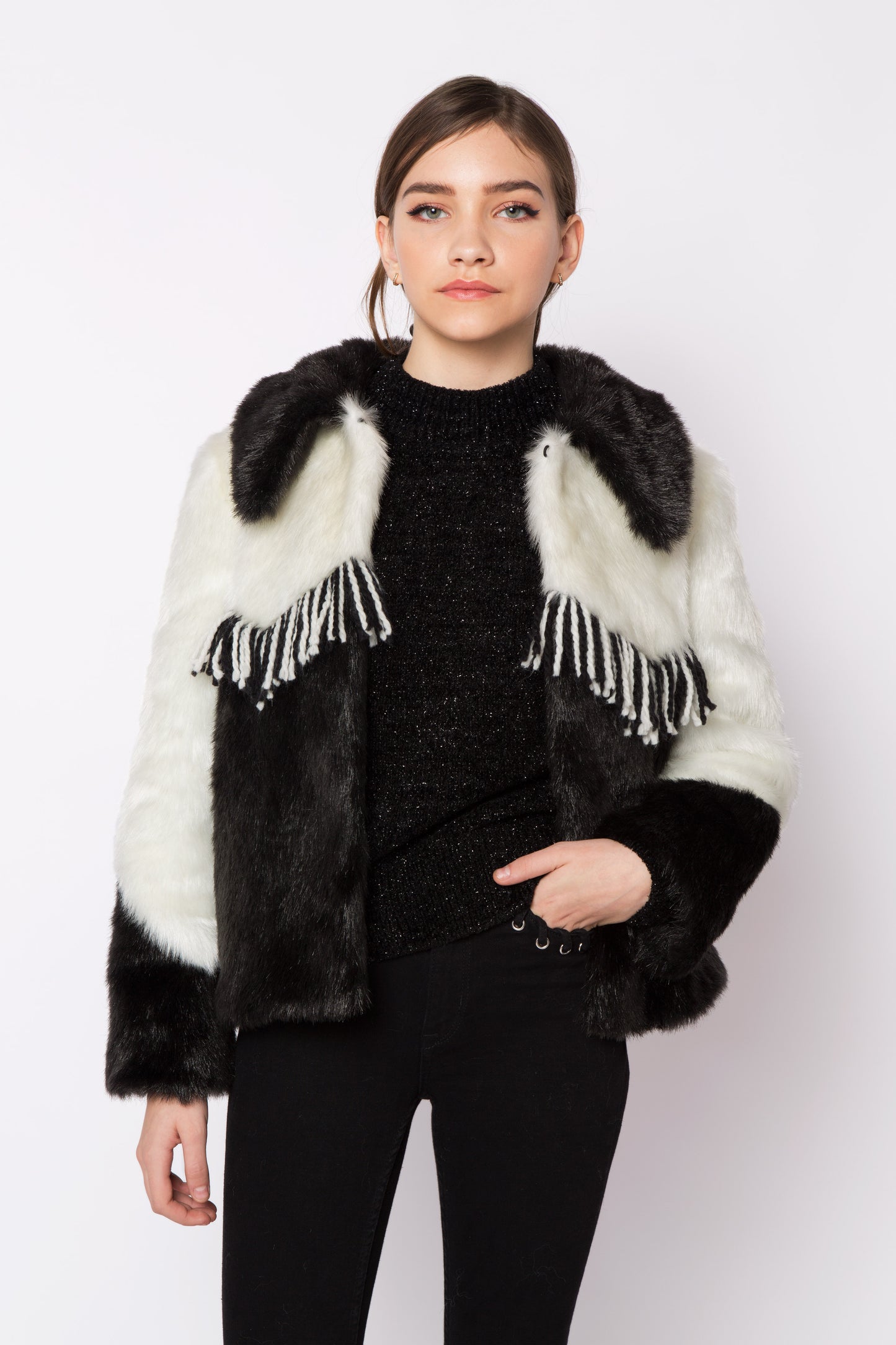 Arizona Jacket Black & Off White