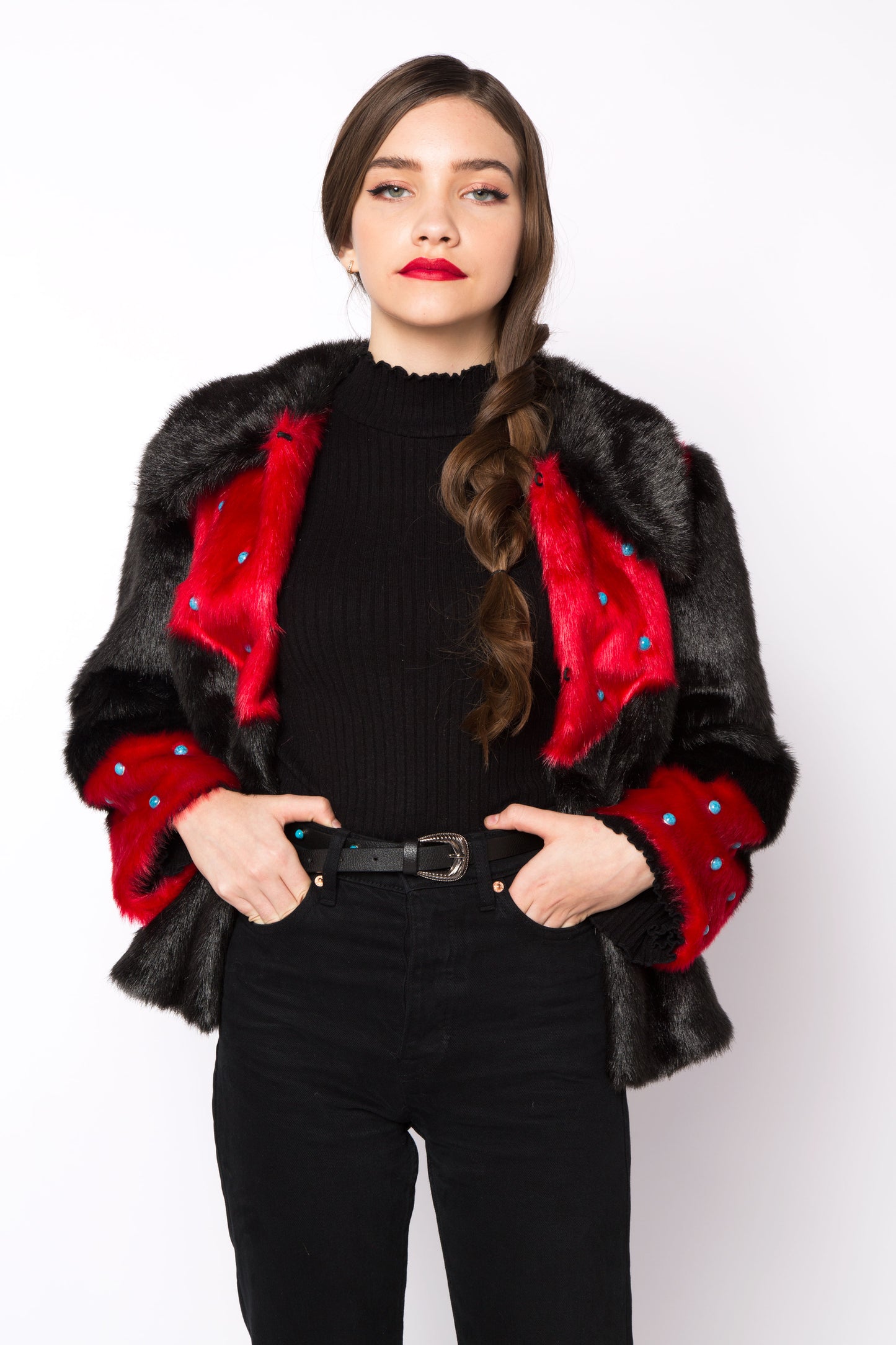 Arizona Jacket Black & Red