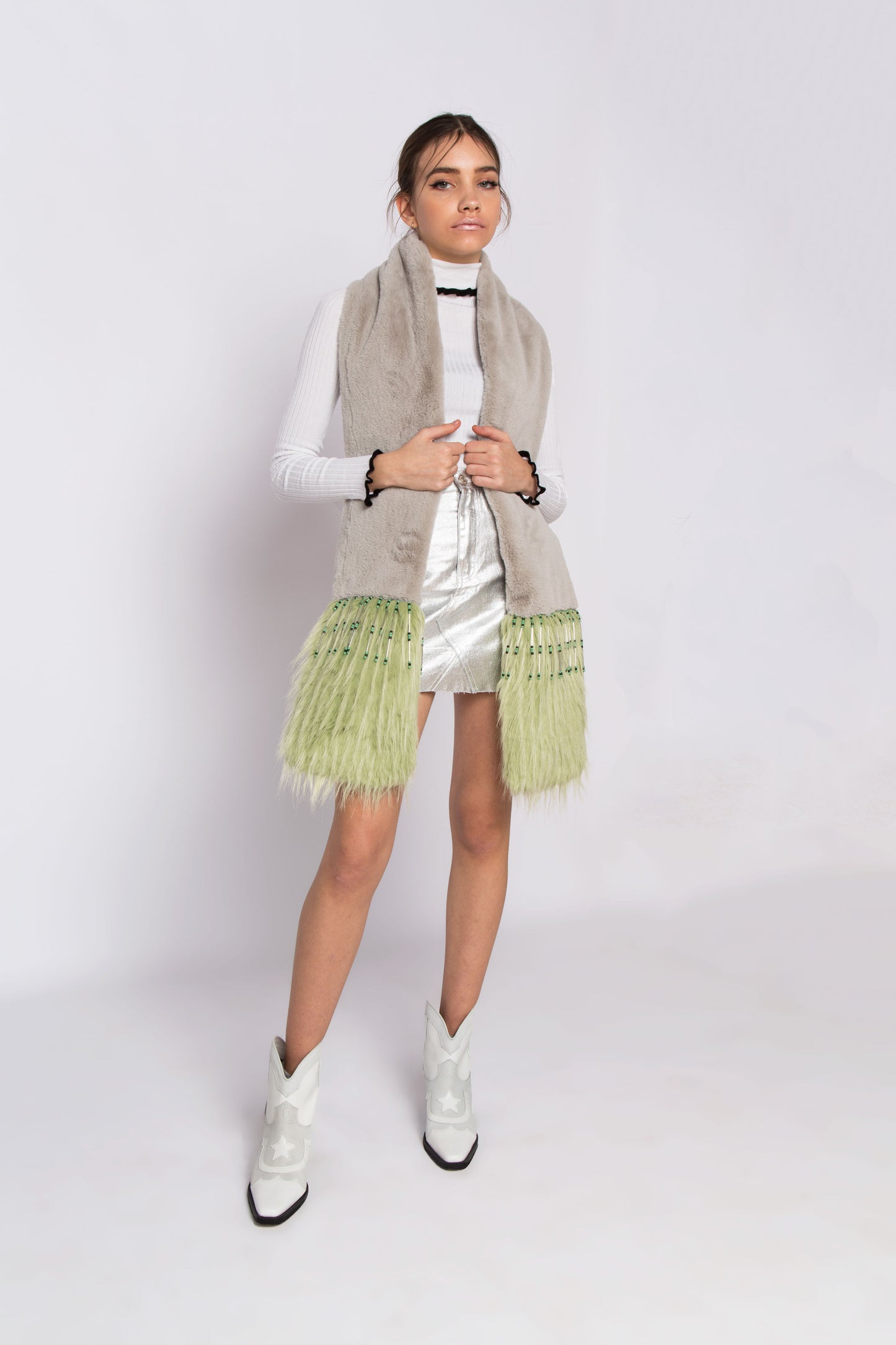 San Antonio Scarf Grey