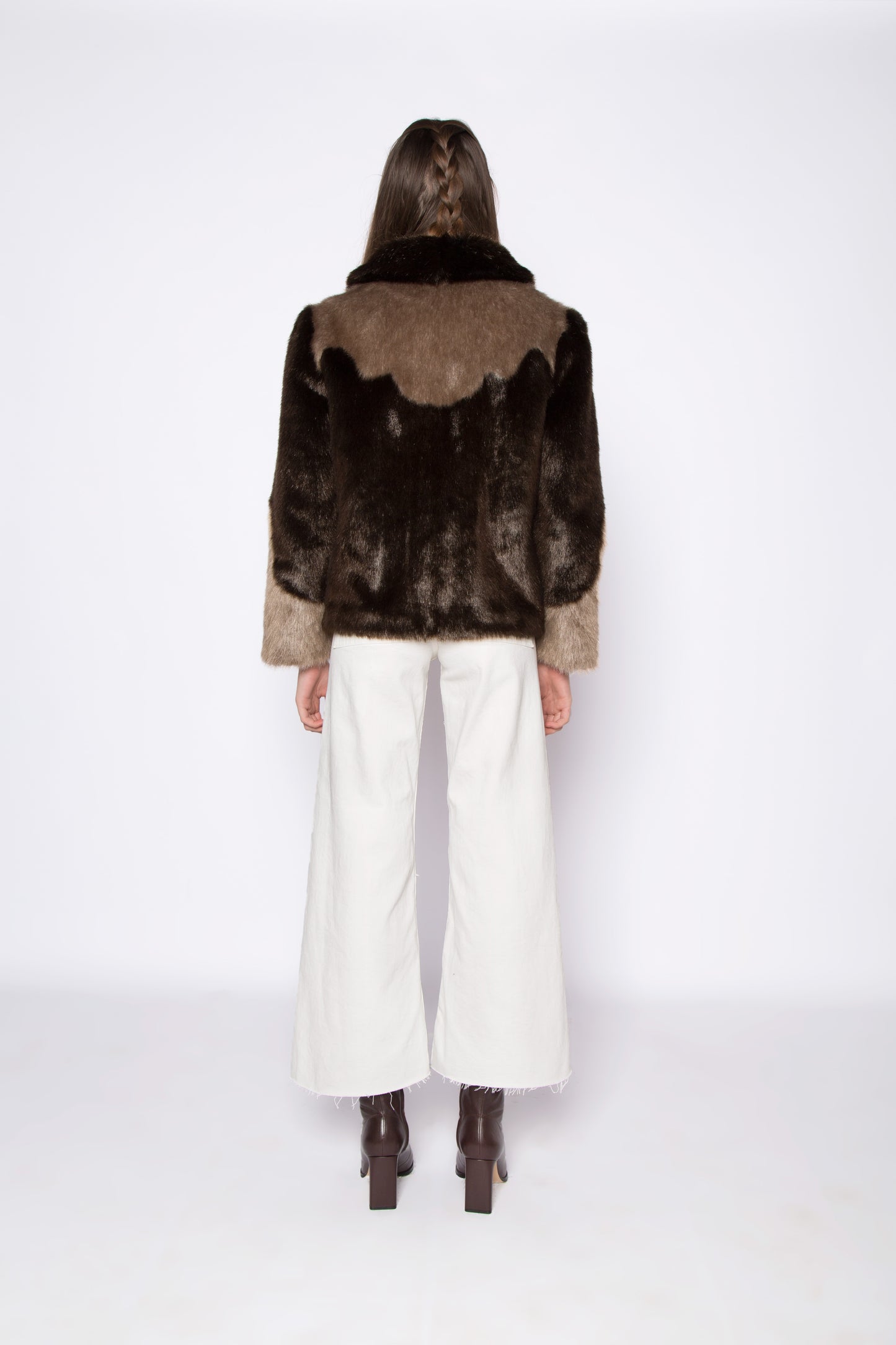 Arizona Jacket Brown & Taupe