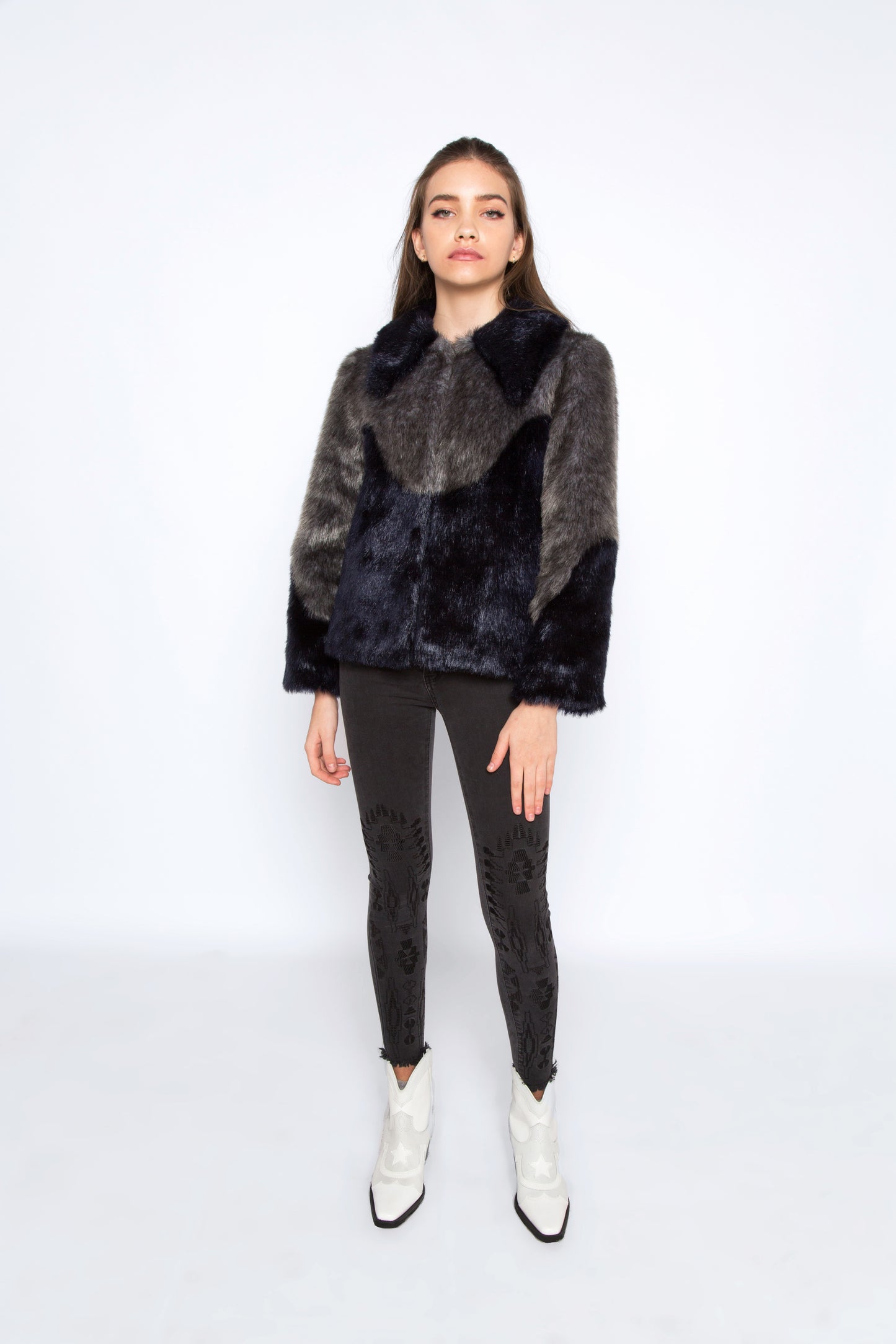 Arizona Jacket Navy & Grey