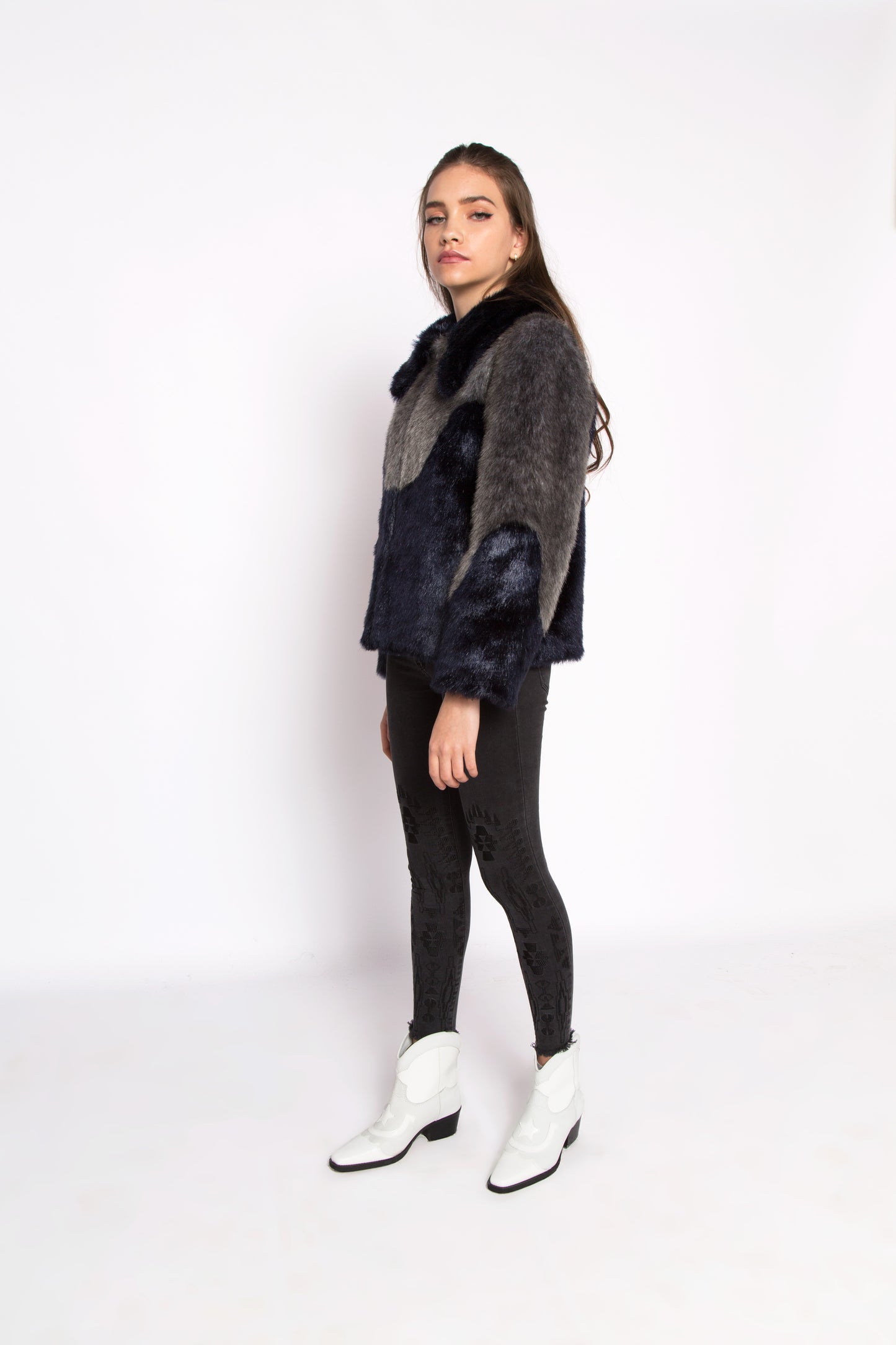 Arizona Jacket Navy & Grey