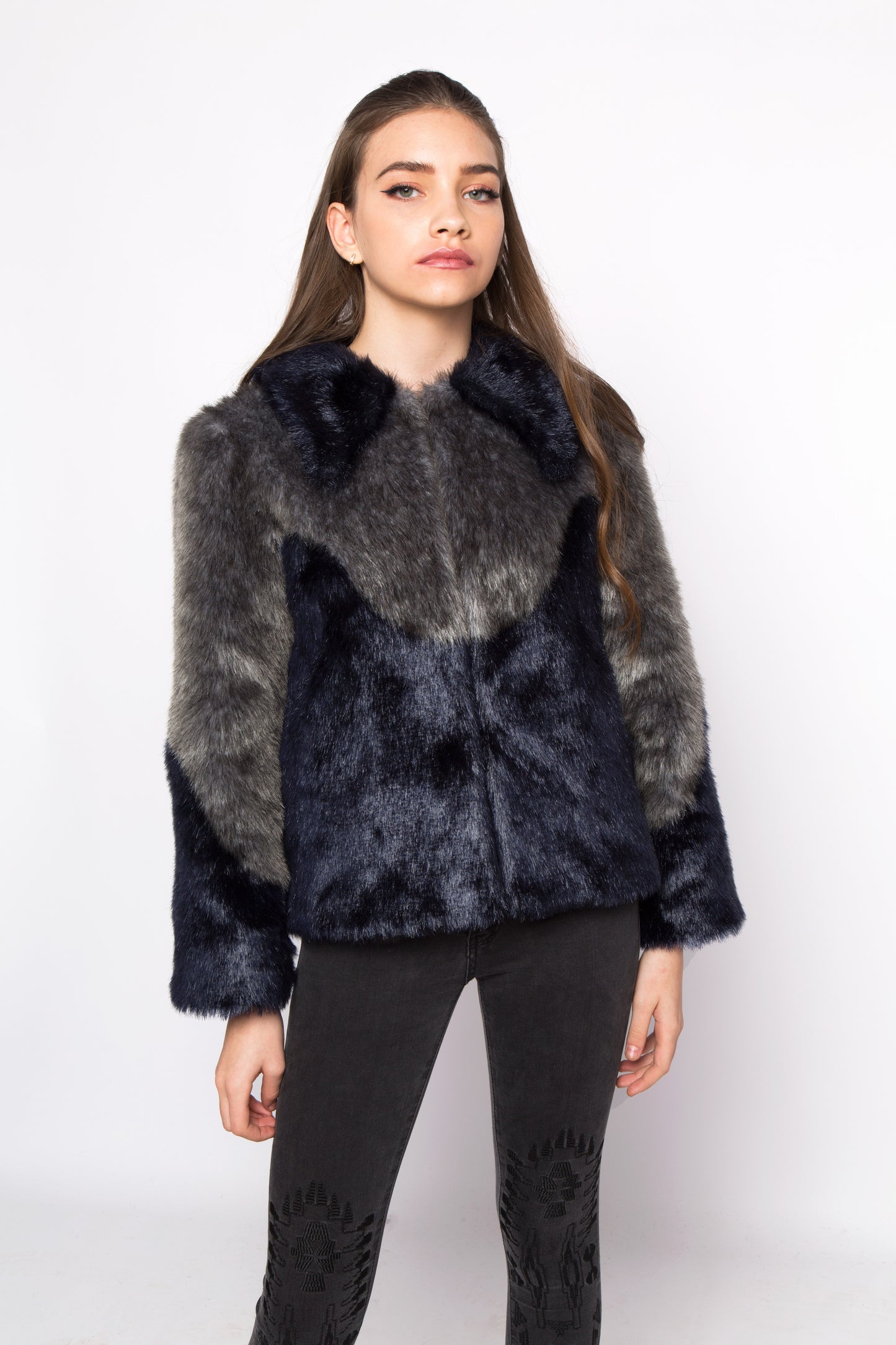 Arizona Jacket Navy & Grey