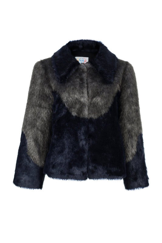 Arizona Jacket Navy & Grey