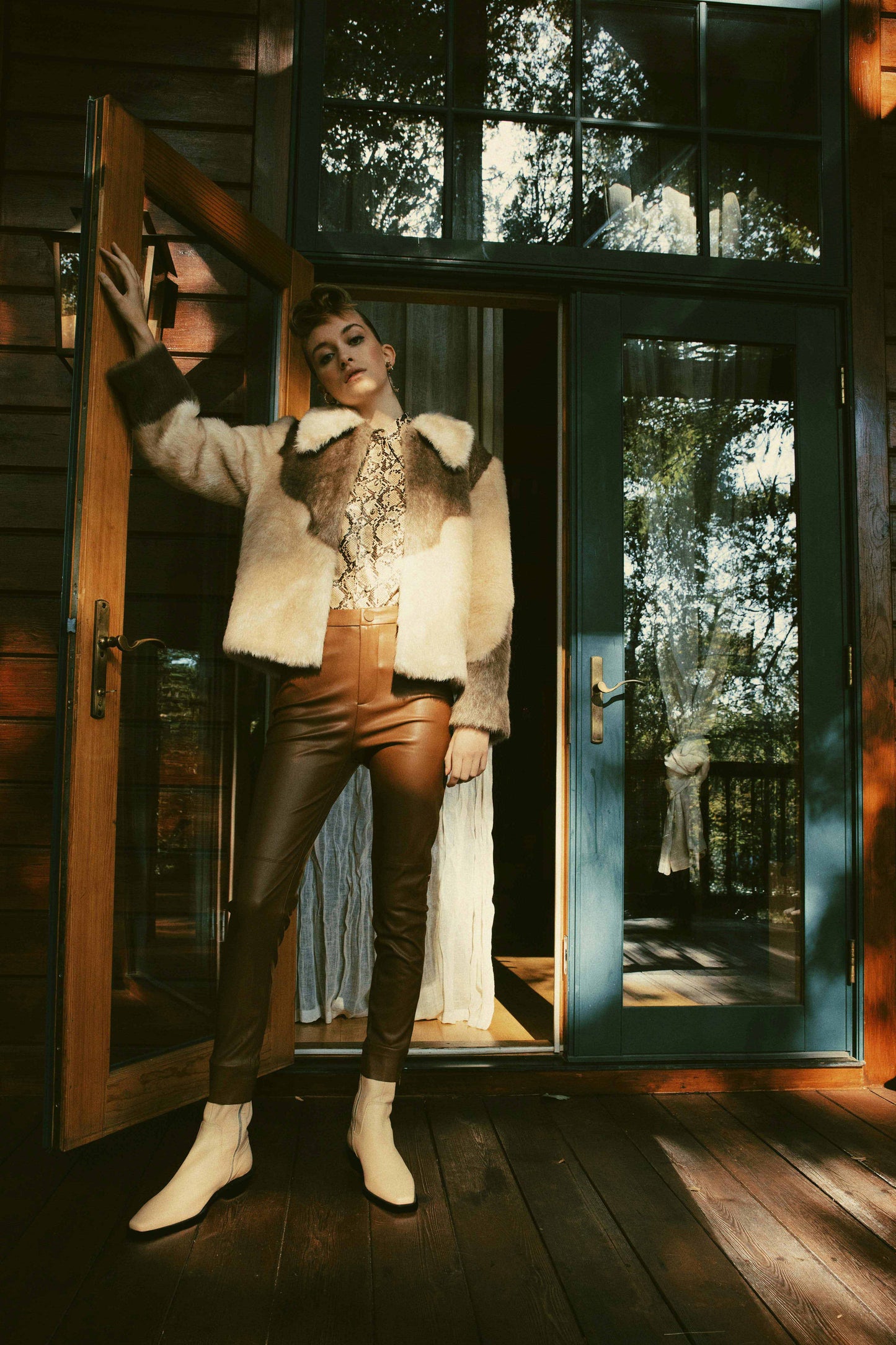 Arizona Jacket Beige & Taupe