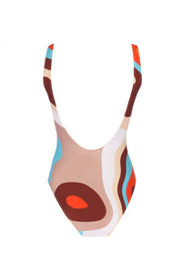 Mars Print Recycled Swimsuit