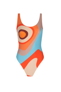 Mars Print Recycled Swimsuit