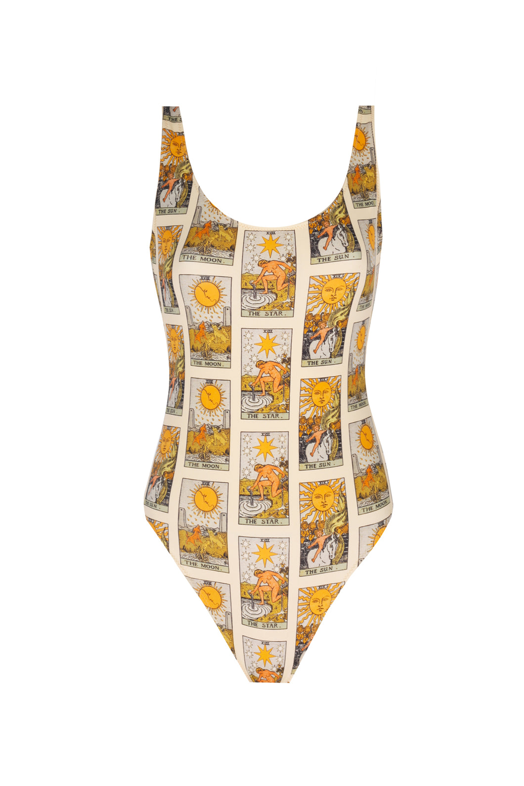 Tarot Print Recycled Swimsuit
