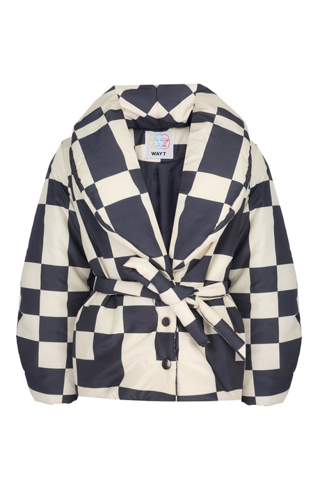 Cosmic Distortion Puffer Jacket