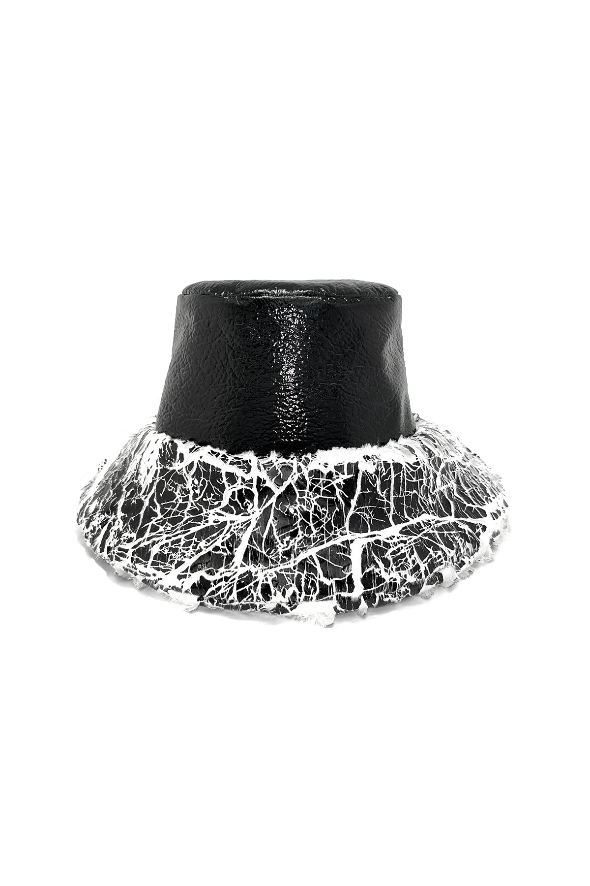 【RonRon】 DOT FRILL BUCKET HAT BLACK DOT FRILL BUCKET HAT BLACK - RONRON 론론