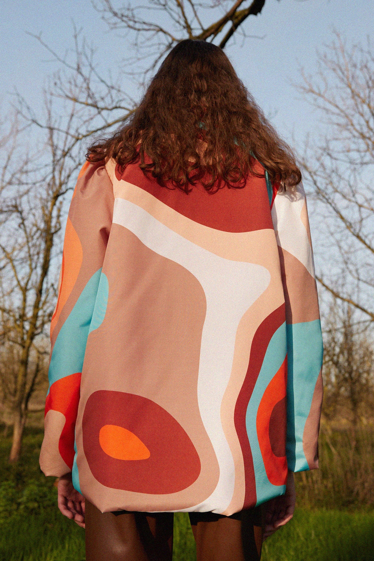 Mars Print Puffer Jacket