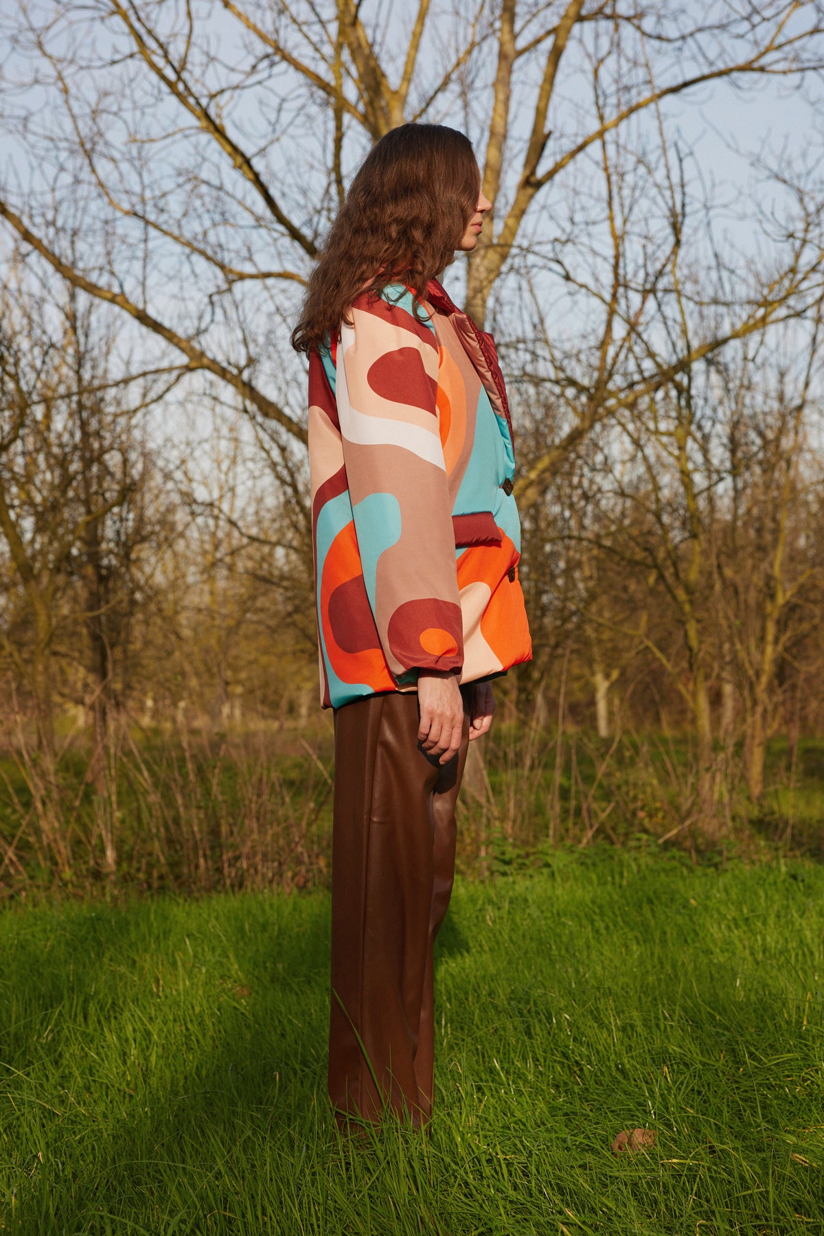 Mars Print Puffer Jacket